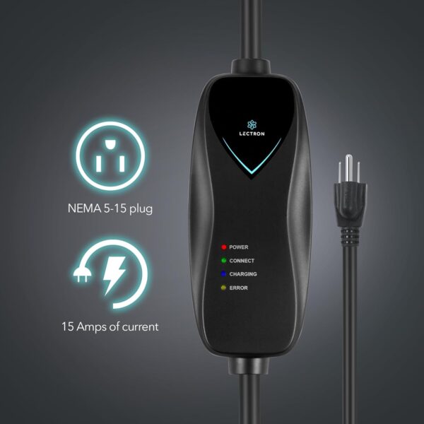 EV Charger Ultra-Portable Lectron Level 1 15Amp - Image 2