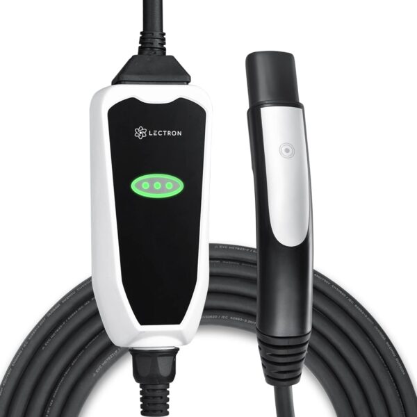 EV Charger Tesla Adaptable Lectron Portable  Level 1&2 12Amp/32 Amp