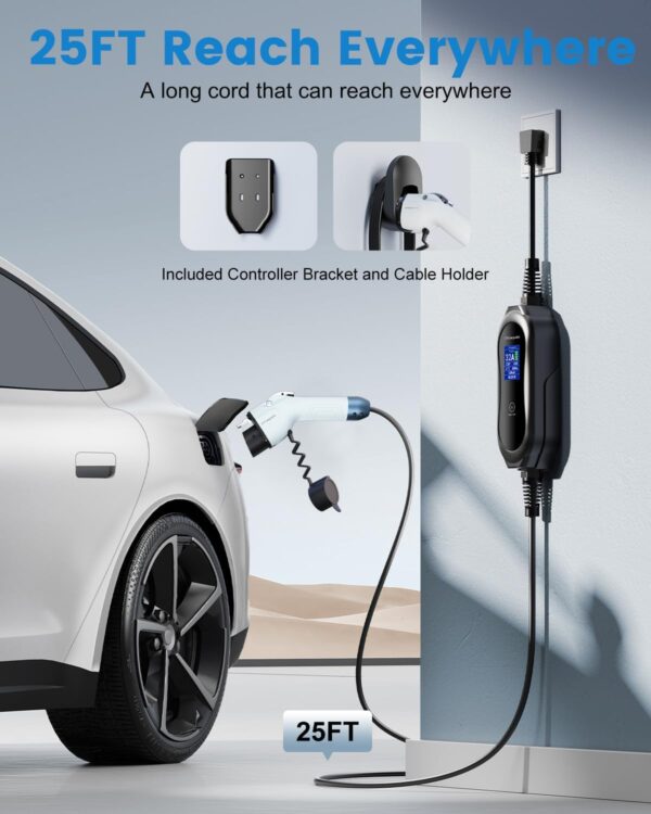 EV Charger Powerful & Flexible Portable Level 2 32Amp - Image 5