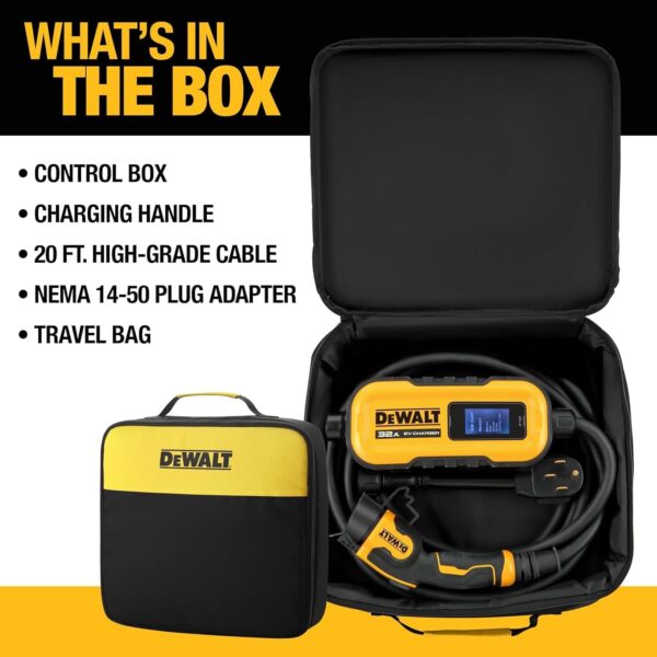 Tough DEWALT Portable EV Charger  Level 2 32Amp - Image 3