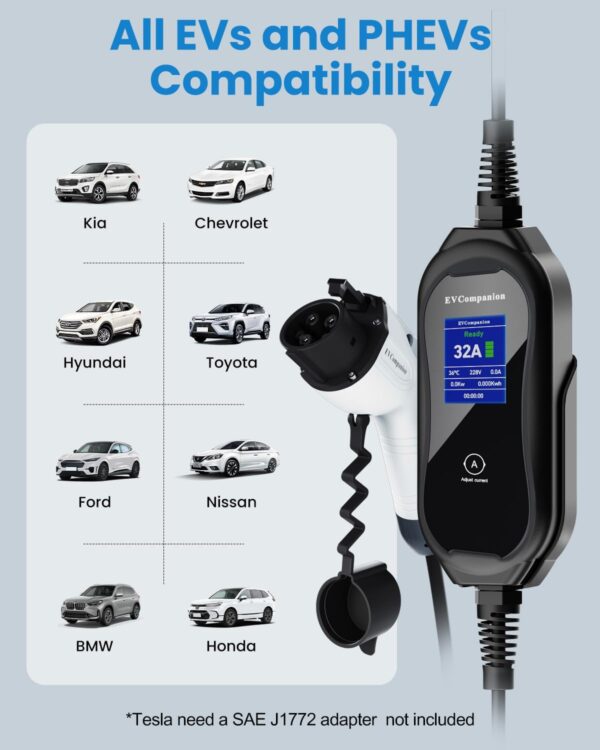 EV Charger Powerful & Flexible Portable Level 2 32Amp - Image 4