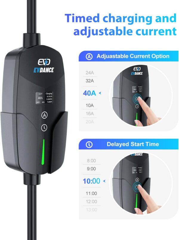 EVDANCE EV Charger Portable Level 2 40Amp - Image 5