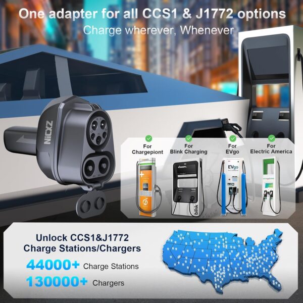 Tesla Cybertruck Fast Charge Adapter CCS & J1772 - Image 5