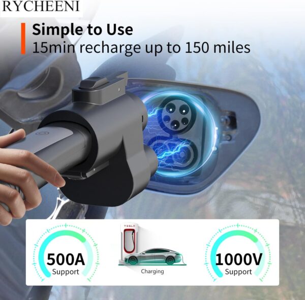Pwoerful NACS to CCS Adapter 250KW Fast Charge - Image 3