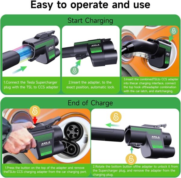 PowerFlow NACS to CCS1 Adapter Powerful - Image 4