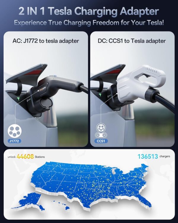 SuperFast CCS1 & J1772 to Tesla adapter powerful - Image 4