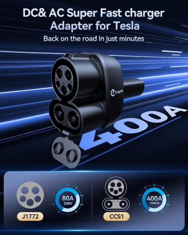 SuperFast CCS1 & J1772 to Tesla adapter powerful - Image 3