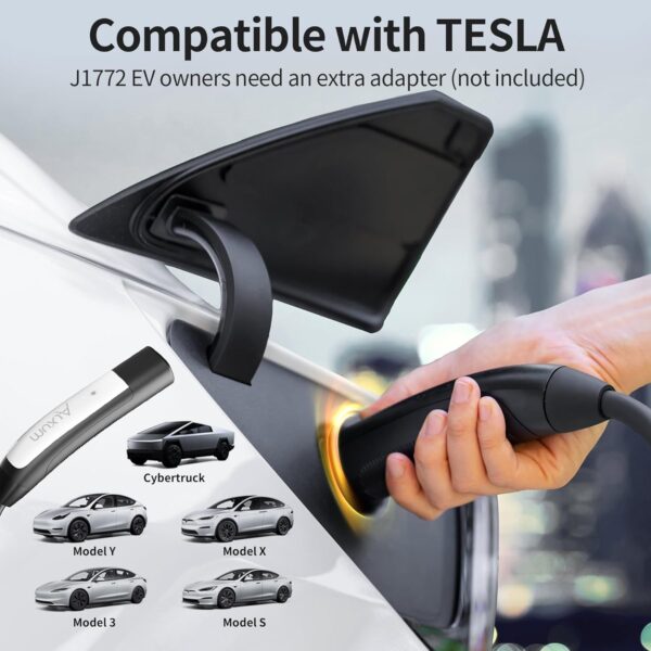 Alxum EV Charger Level 2 32Amp Tesla Portable - Image 2