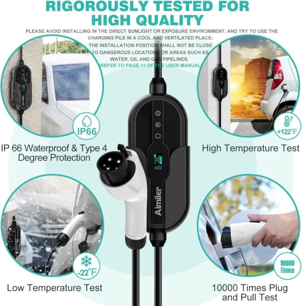 EV Charger Portable  Powerful Level 2 32Amp - Image 6