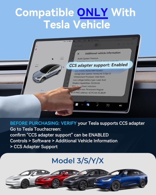 SuperFast CCS1 & J1772 to Tesla adapter powerful - Image 6