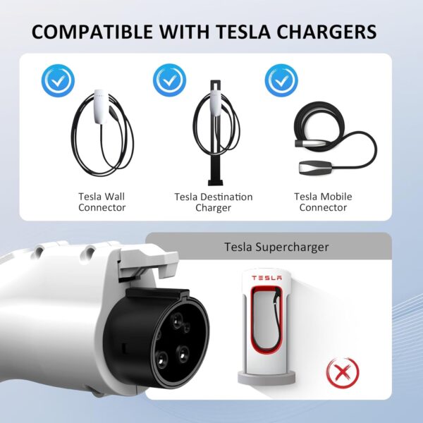 Tesla to J1772 Adapter Powerful 60A/250V - Image 4