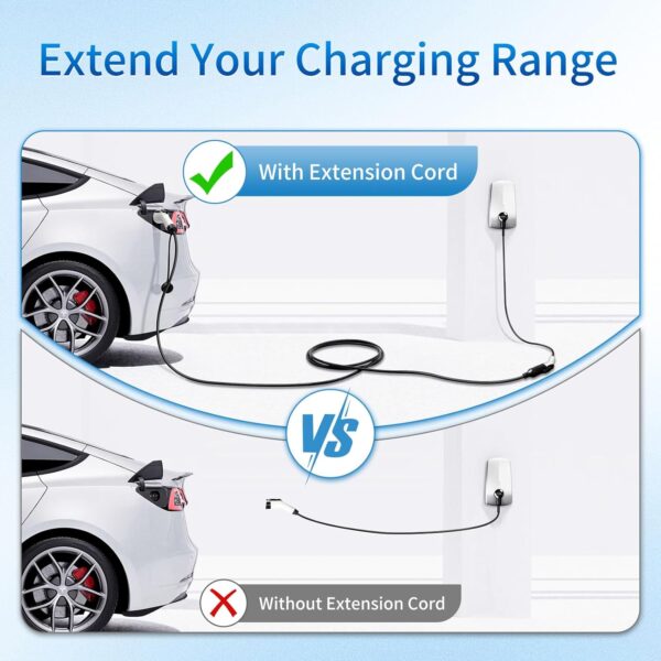 EV Chargers 48A 20ft J1772 EV Extension Cable - Image 4