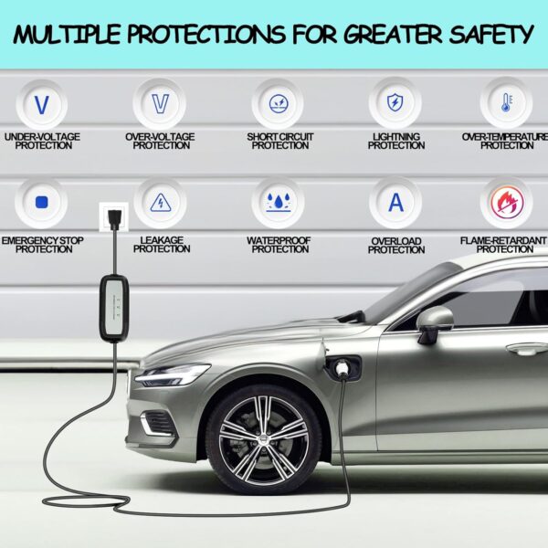 Versatile EV Charger Portable Level 1 & 2 charging 16Amp - Image 4
