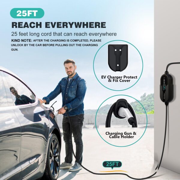 EV Charger Portable  Powerful Level 2 32Amp - Image 5