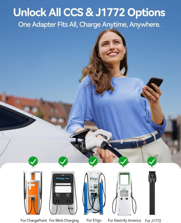 SuperFast CCS1 & J1772 to Tesla adapter powerful - Image 5