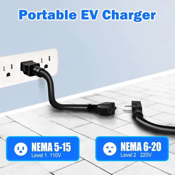 Authoritative SubSun Portable Level 1 & 2 EV Charger 16Amp - Image 7