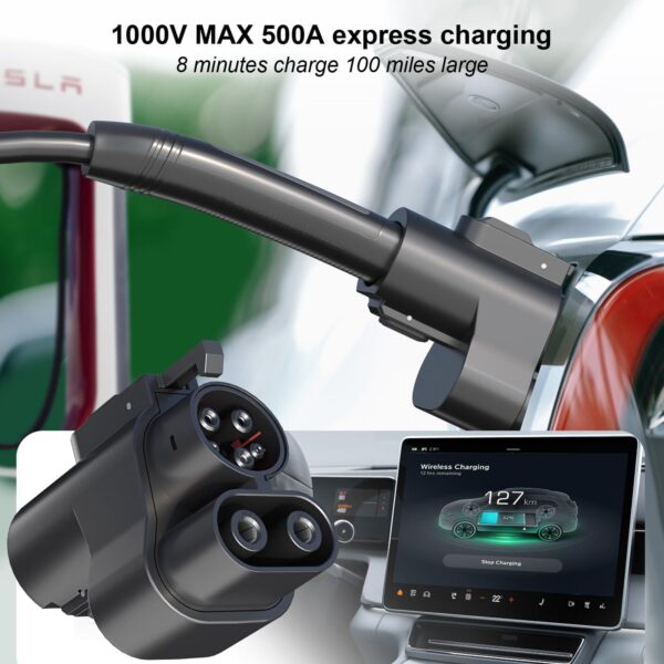 Supercharger CCS to NACS1 Adapter Powerful 500A/1000V - Image 5