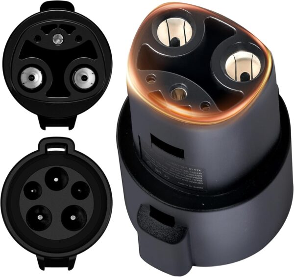 PowerFlow robust 80A/250V J1772 adapter