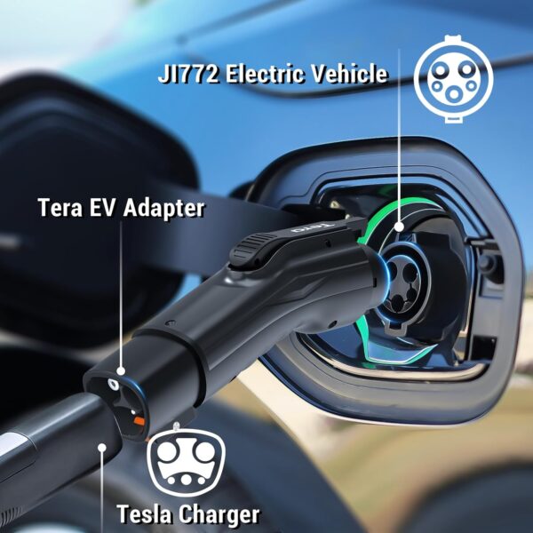 Tera J1772 Tesla Adapter Powerful  48A/250V - Image 2