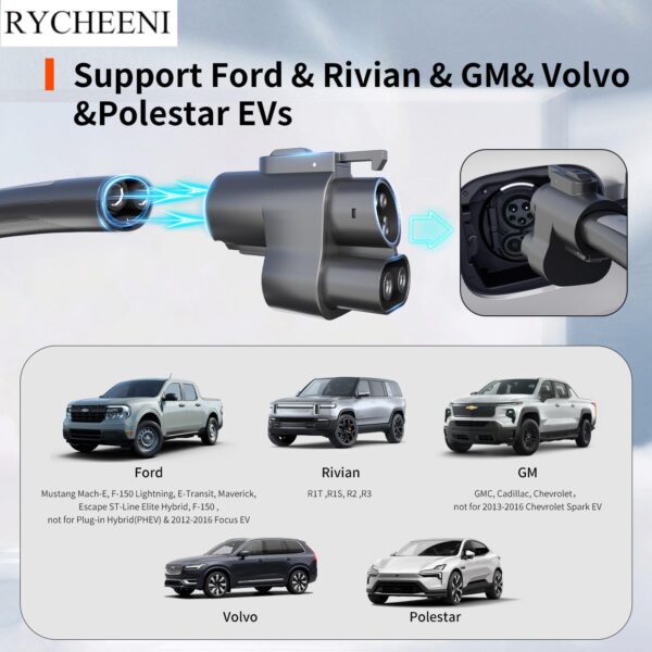 Pwoerful NACS to CCS Adapter 250KW Fast Charge - Image 2