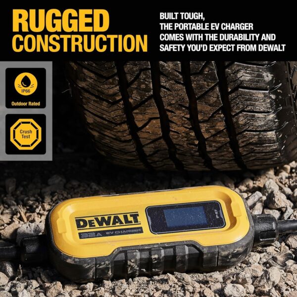 Tough DEWALT Portable EV Charger  Level 2 32Amp - Image 4