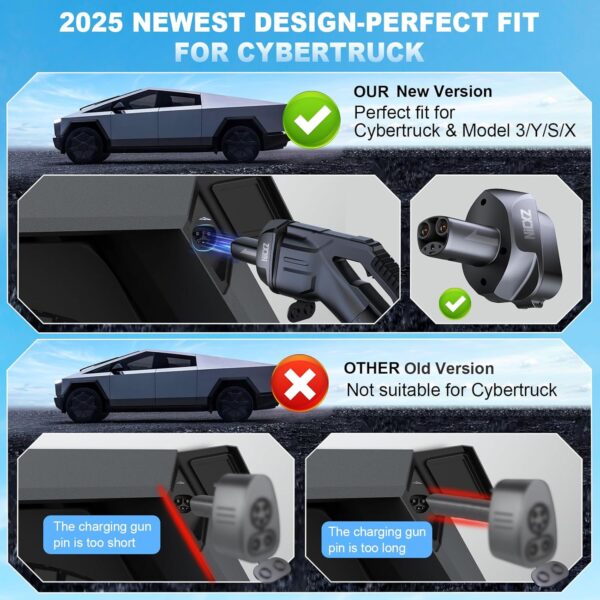 Tesla Cybertruck Fast Charge Adapter CCS & J1772 - Image 2