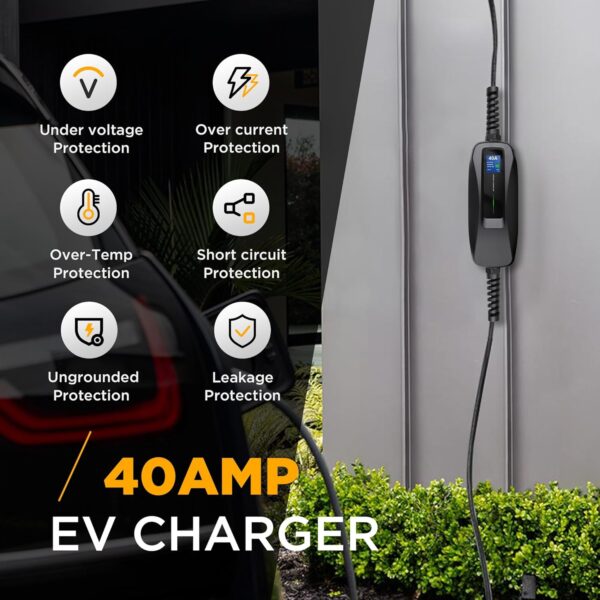 Blazing-Fast BESENERGY 40Amp Level 2 EV Charger - Image 3