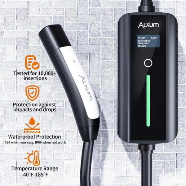 Alxum EV Charger Level 2 32Amp Tesla Portable - Image 5