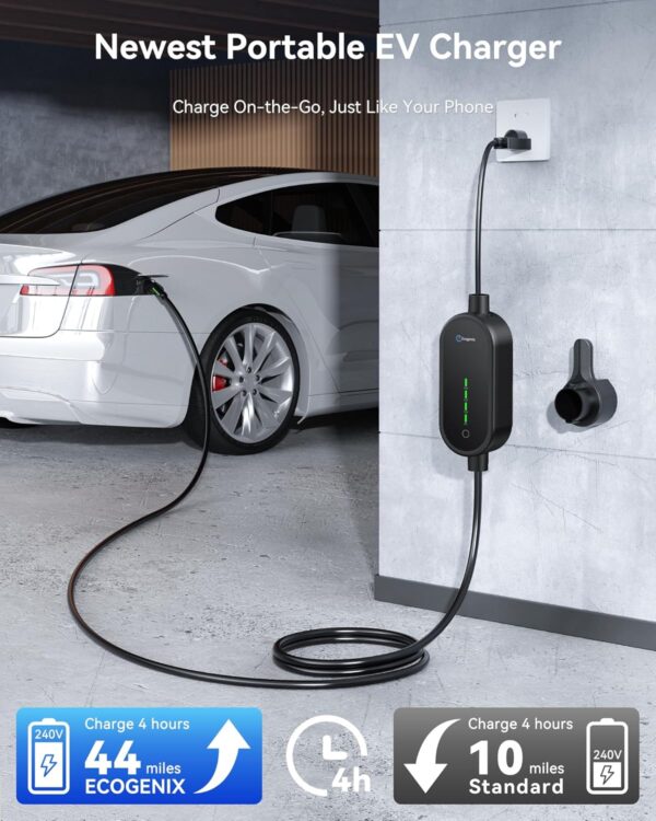 Tesla EV Charger Portable Universal  Level 1 & 2 16Amp - Image 7