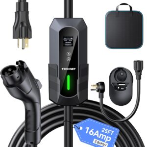 EV TECKNET Reliable EV Charger Portable 16A