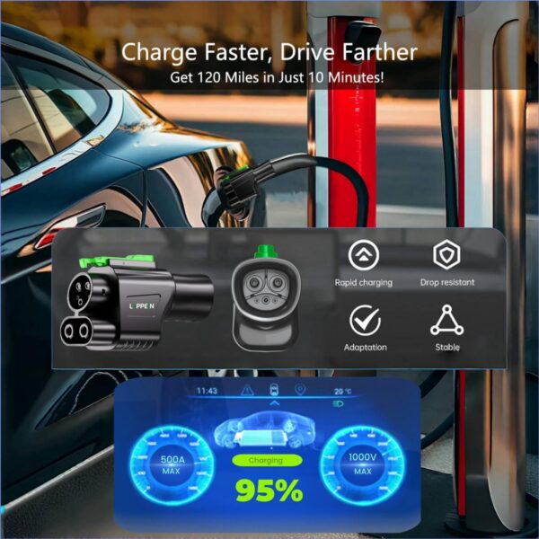 EV Fast Charge Adapter NACS to CCS1 - Image 7