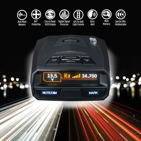 Uniden R4 Extreme Range Radar Laser Detector w/GPS - Image 3