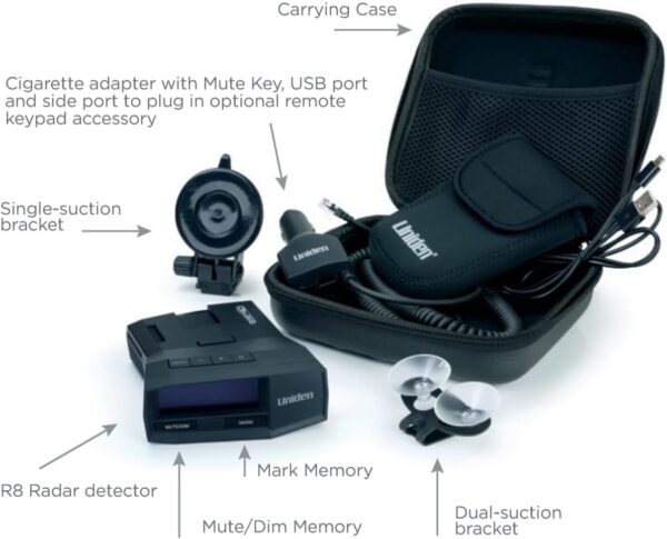 Uniden R8 Extreme Long Range Radar Laser Detector - Image 5