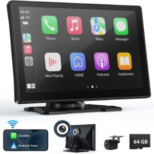 9" Wireless CarPlay/Android Auto Portable Screen