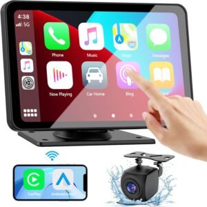 ZEMBUKIL Portable CarPlay Screen 7" HD