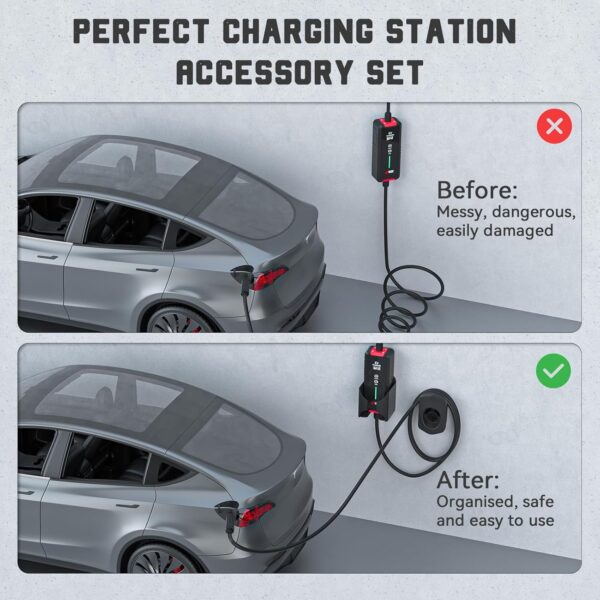 J1772 EV Charger Holder Wall Mount Outstanding - Image 4