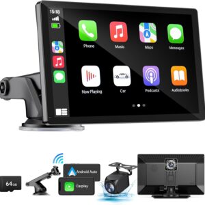 9" Wireless CarPlay/Android Auto w/ 4K Dash Cam