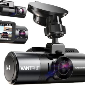 Vantrue N4 3-Channel 4K Dash Cam w/ Night Vision