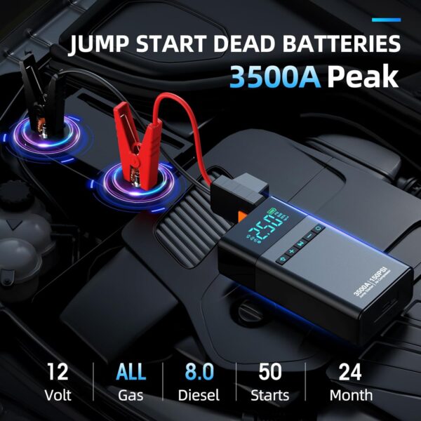 powerful 3500A portable air compressor - Image 2