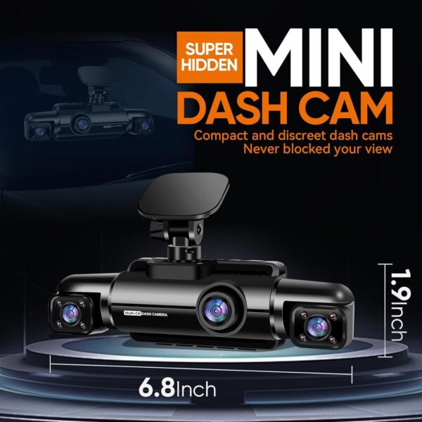 Neideso 360° 4CH Dash Cam: FHD 1080PWi-Fi/GPS - Image 7