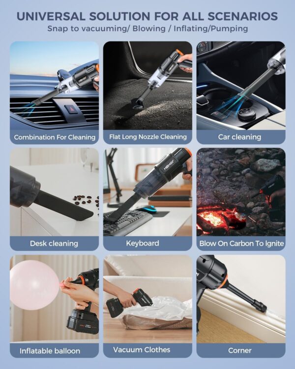 Cordless Car Vacuum 35000PA Powerful - Image 2