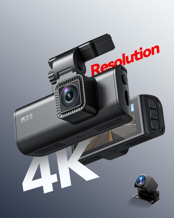 REDTIGER F7N 4K Dual Dash Cam w/ WiFi & GPS - Image 2