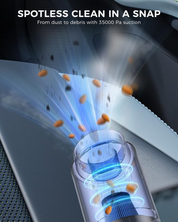 Cordless Car Vacuum 35000PA Powerful - Image 6