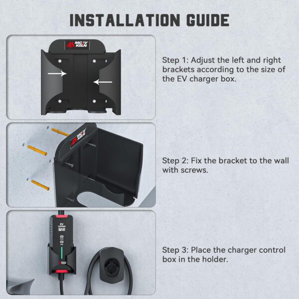 J1772 EV Charger Holder Wall Mount Outstanding - Image 2