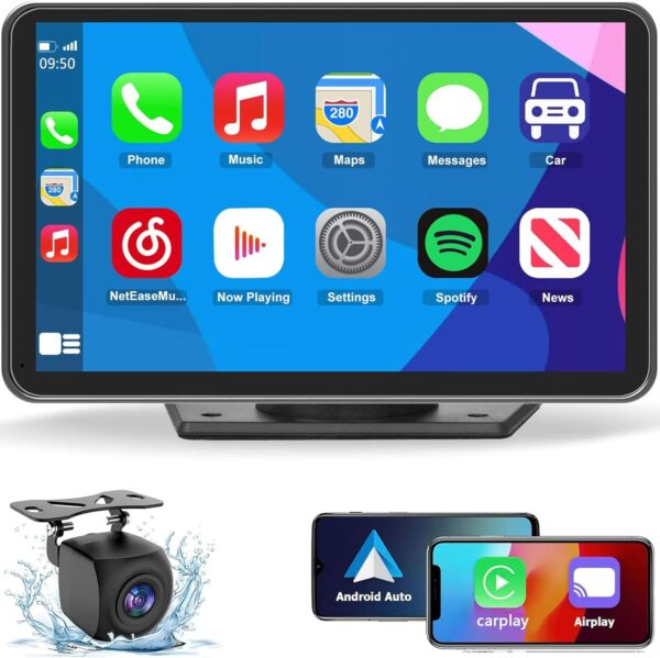 Eleacc 7" Wireless CarPlay Stereo w/ Android Auto