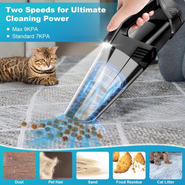 Cordless Handheld Vacuum Portable 2000mAh - Image 2