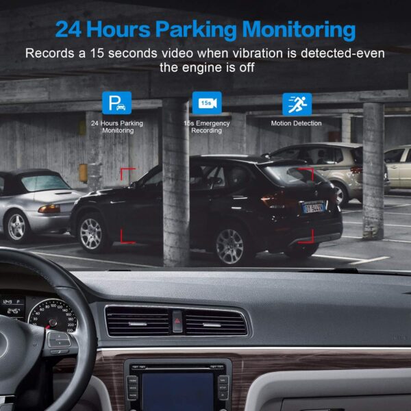 BOOGIIO 1080P Dash Cam w/ 32GB SD Card - Image 4