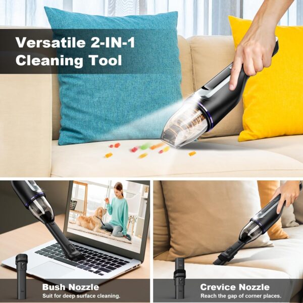 Cordless Handheld Vacuum 14000Pa Powerful Suction - Image 5